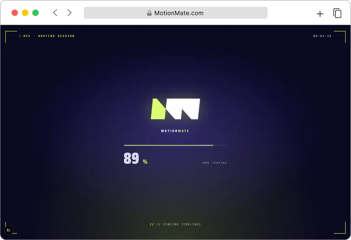 MotionMate &mdash; plateforme mise en relation monteurs & vidéastes