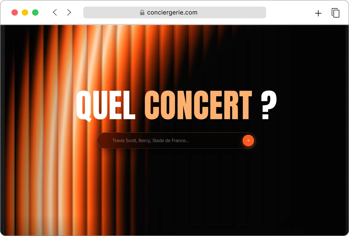Conciergerie concerts — trouver ses places de concert