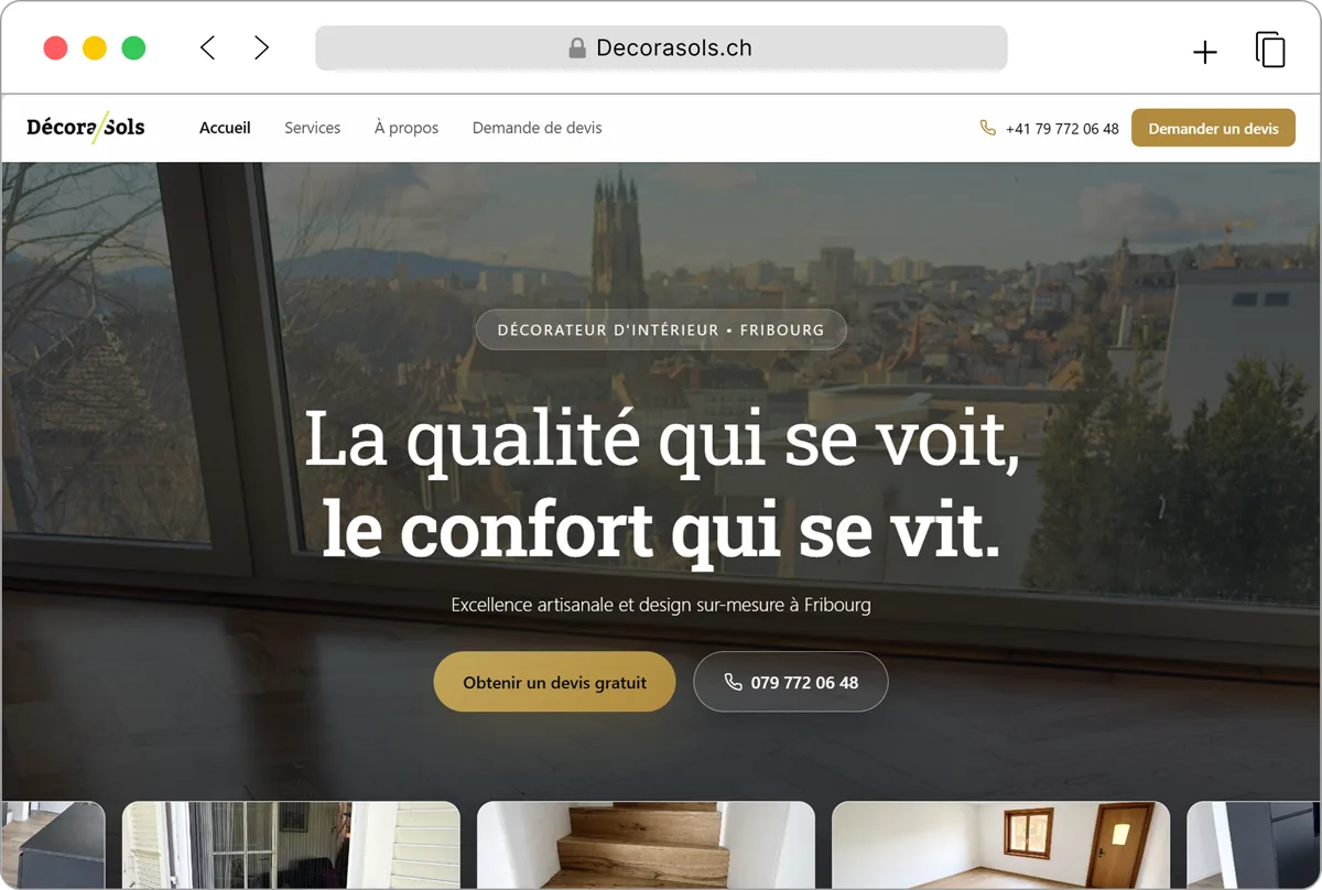 DécoraSols — décorateur d'intérieur à Fribourg